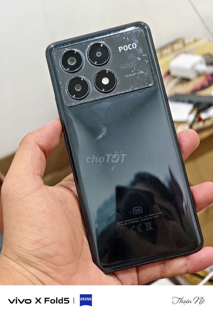 Xiaomi Poco X6 Pro 5G Đen 256GB. Mua bán Điện thoại tại Quận Cẩm Lệ Đà Nẵng được đăng bởi VKT hình 1