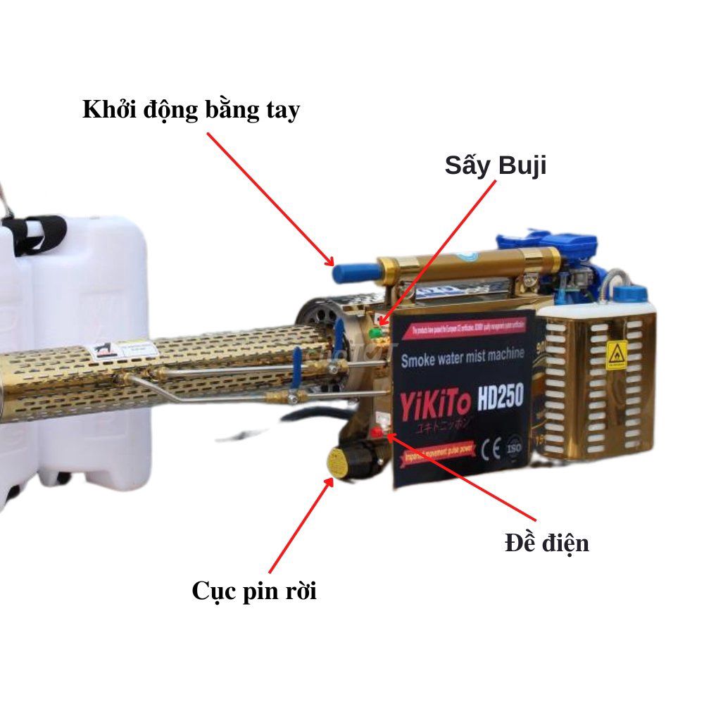 Máy phun khói Yikito HD250 phun hiệu quả. . Mua bán Đồ chuyên dụng, Giống nuôi trồng tại Huyện Thanh Trì Hà Nội được đăng bởi Trần Thị Hồng Điệp hình 1
