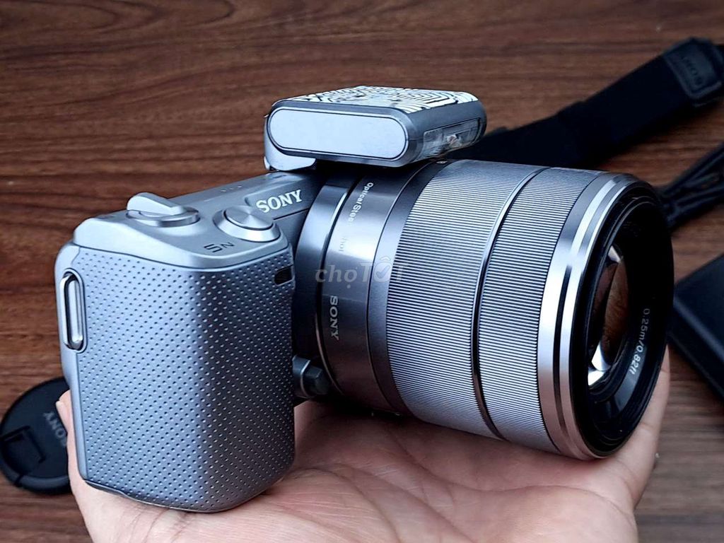 Sony Nex 5N Bạc + Lens 18-55