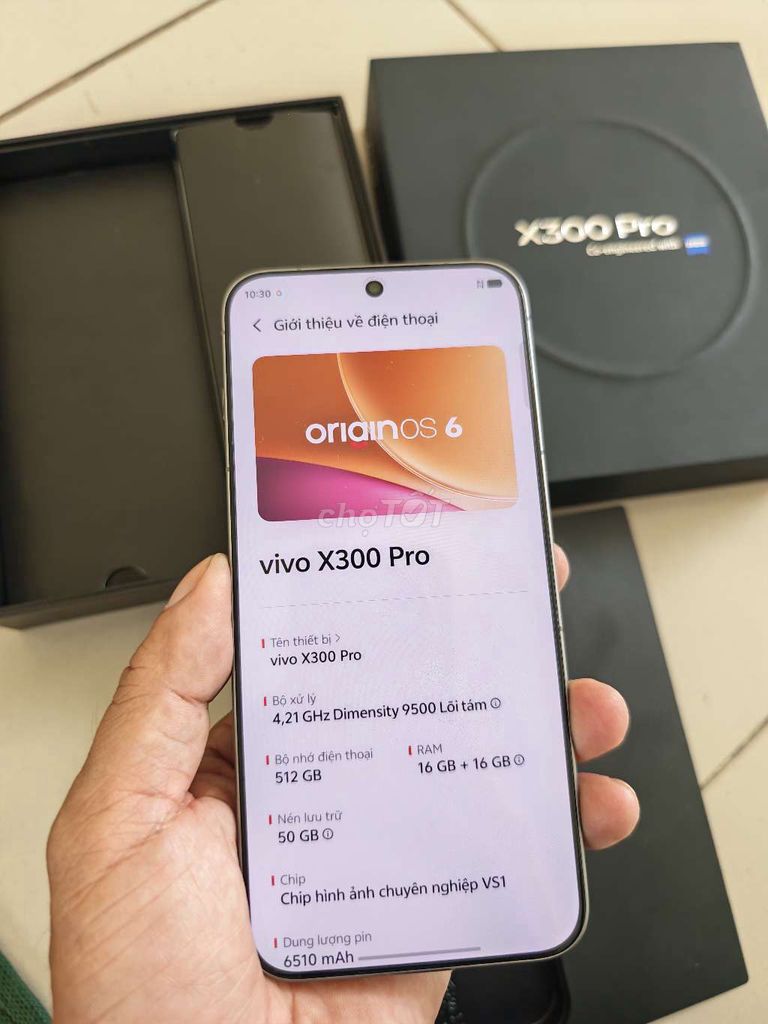 Vivo X300 Pro chính hãng 16GB/512GB Trắng. Mua bán Điện thoại tại Quận 10 Tp Hồ Chí Minh được đăng bởi BĐS Trần Minh Tĩnh hình 1