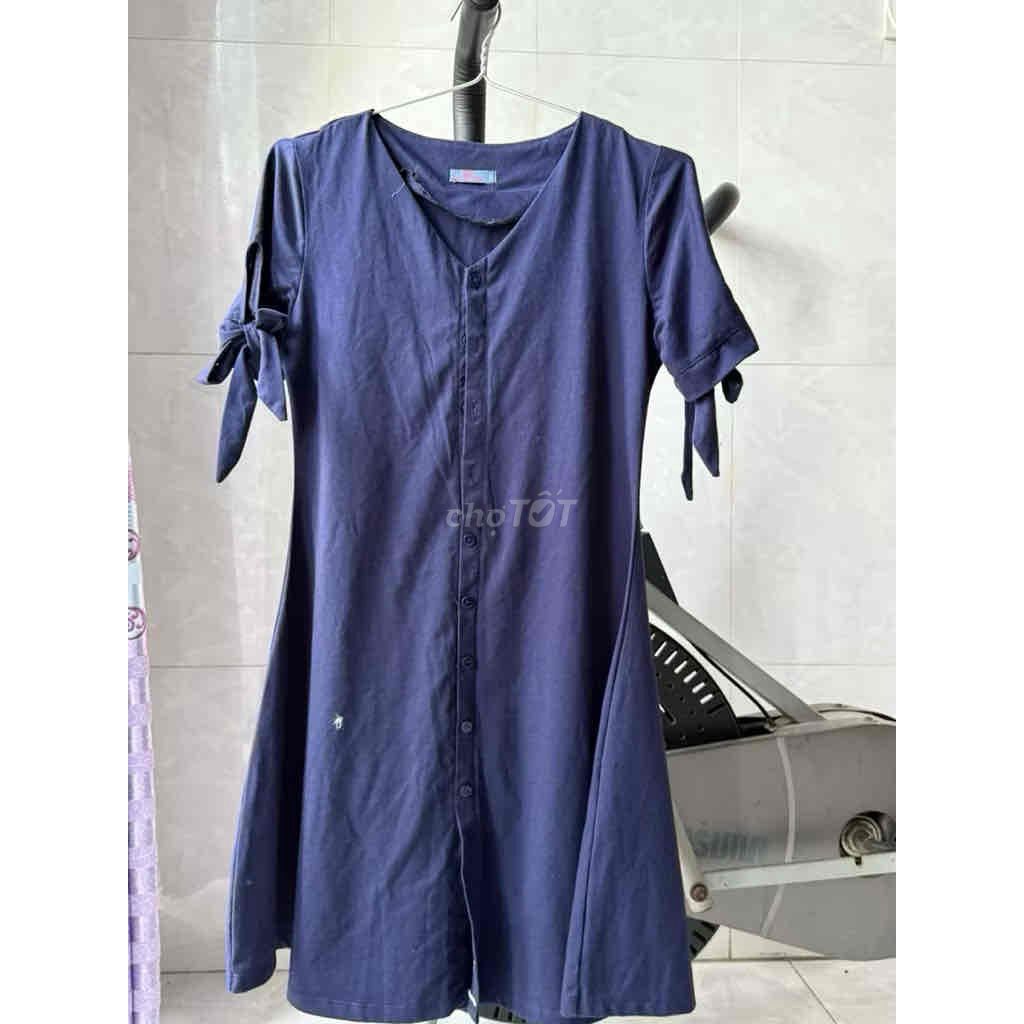 Đầm nữ xanh navy. Mua bán Quần áo tại Thị xã Cai Lậy Tiền Giang được đăng bởi Khánh My hình 1