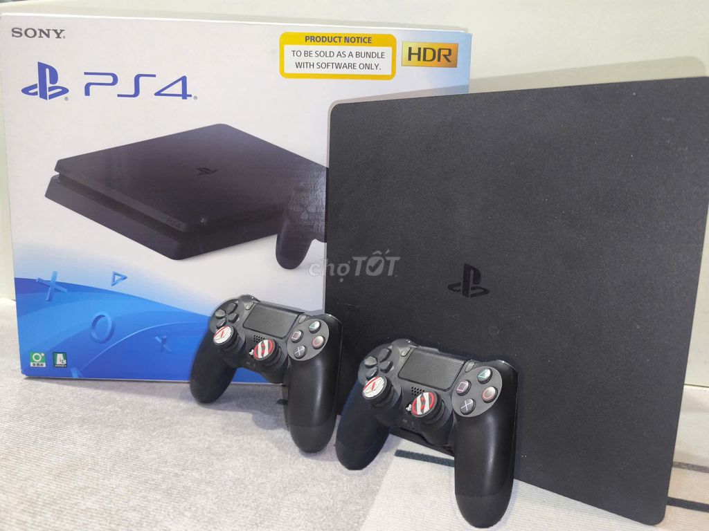 Bán PS4 Slim 1TB + 2 tay + Acc PS