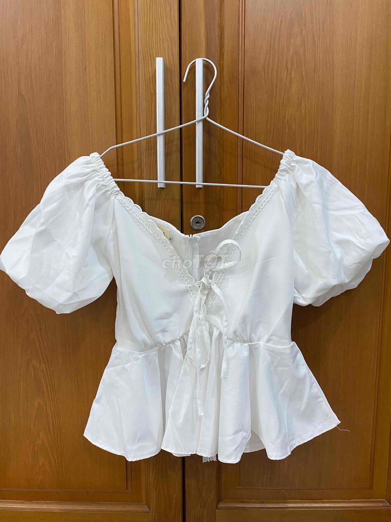 Áo babydoll nữ tay phồng Mới. Mua bán Quần áo tại Quận Bình Tân Tp Hồ Chí Minh được đăng bởi yến nhii hình 1