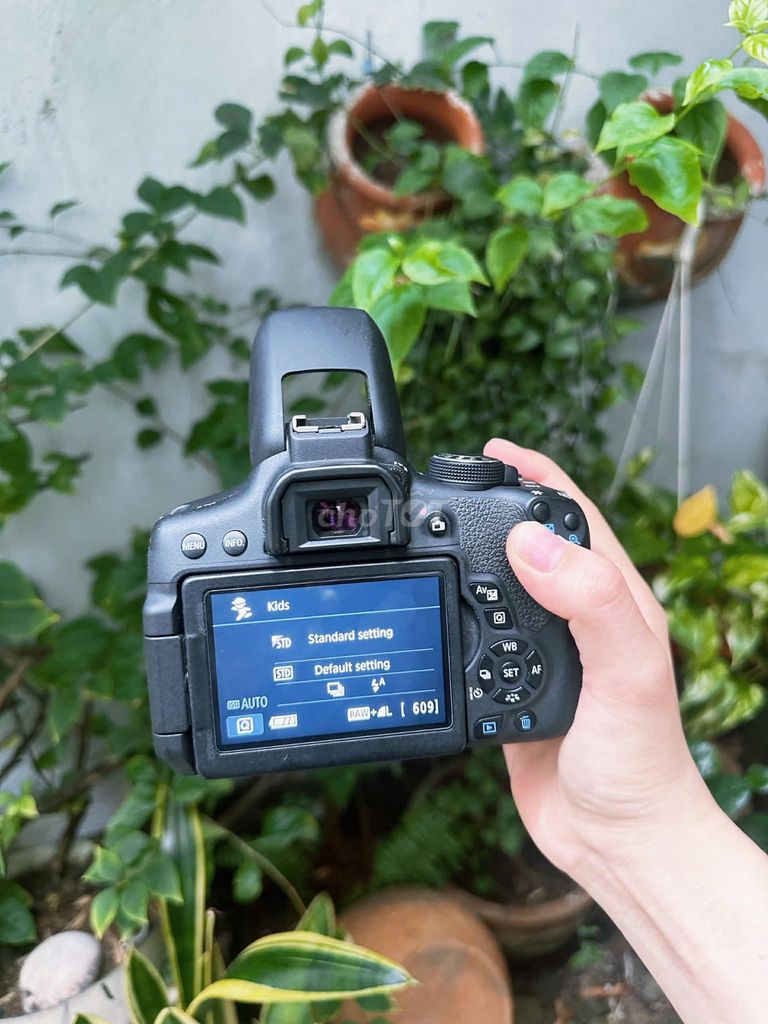 Máy ảnh Canon 750D Đen. Mua bán Máy ảnh, Máy quay tại Thành phố Qui Nhơn Bình Định được đăng bởi Ginô Đôngg hình 1