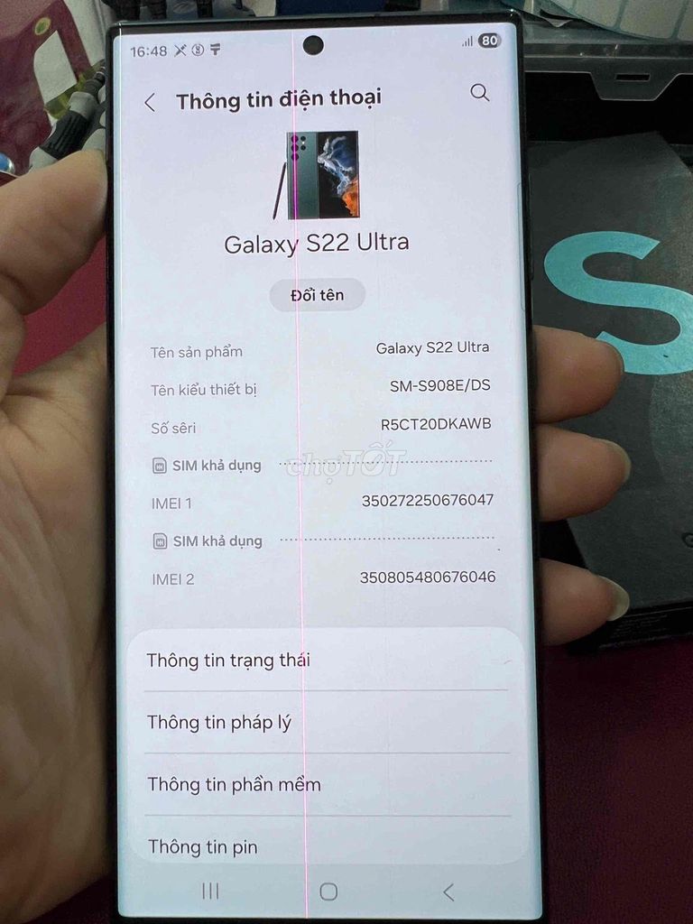 Samsung Galaxy S22 Ultra Đen 2 sim. Mua bán Điện thoại tại Quận Gò Vấp Tp Hồ Chí Minh được đăng bởi Chí Hướng Group  hình 1