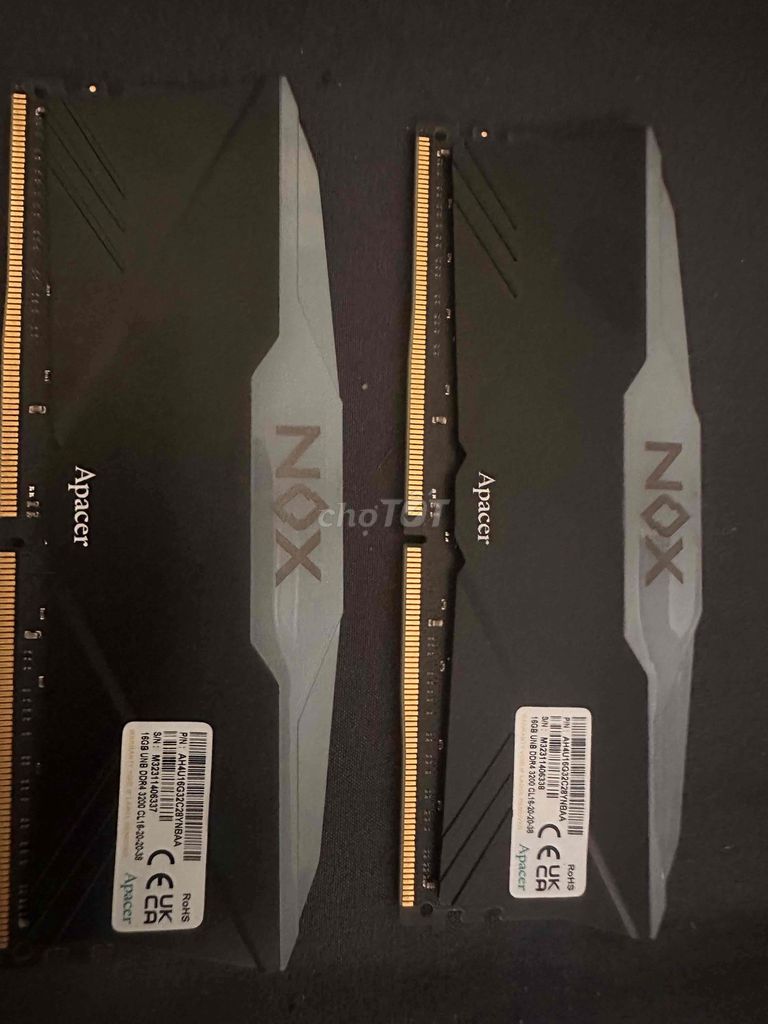 RAM Apacer NOX RGB 32Gb 16x2 BH 7/2028. Mua bán Linh kiện (RAM, Card...) tại Thành phố Tân An Long An được đăng bởi Phạm Bửu Đức hình 1