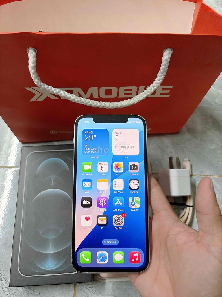 iPhone 12 Pro lock 128GB Trắng Đã dùng. Mua bán Điện thoại tại Quận 1 Tp Hồ Chí Minh được đăng bởi Lucas Huỳnh hình 1