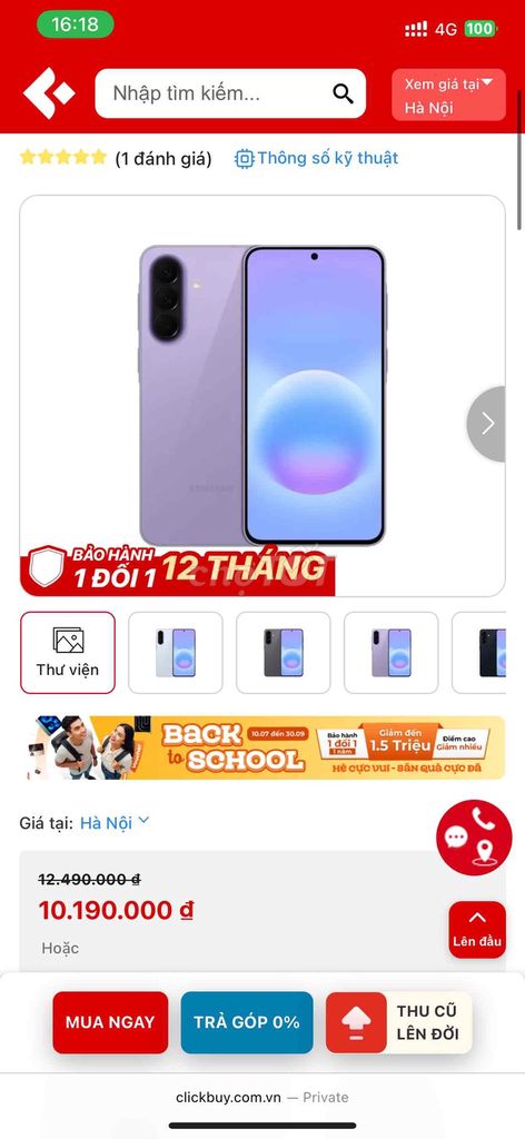 Samsung A57 8GB/128GB. Mua bán Điện thoại tại Quận Đống Đa Hà Nội được đăng bởi Thanh lý hình 1
