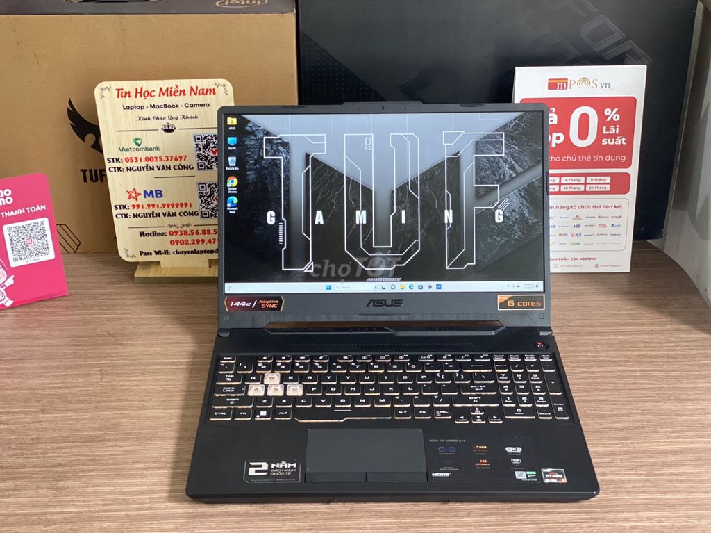 ASUS TUF FA506H, R7_4800H, RTX 3050, 144Hz, 98%. Mua bán Laptop tại Thành phố Thủ Đức Tp Hồ Chí Minh được đăng bởi Tin Hoc Miền Nam hình 1