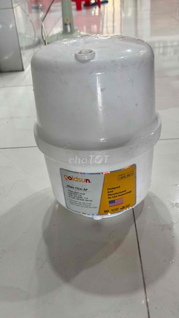 Bình áp máy lọc nước RO Goldsun Trắng. Mua bán Bếp, lò, đồ điện nhà bếp tại Thị xã Tân Uyên Bình Dương được đăng bởi trang hình 1