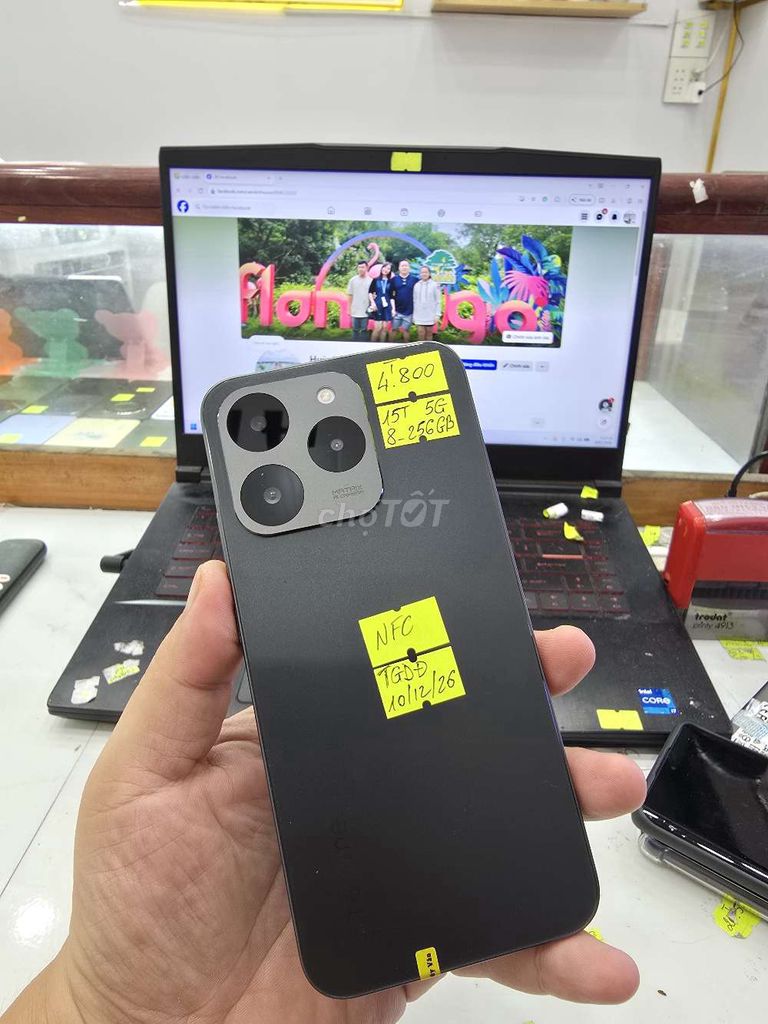 Realme 15T 5G 256GB. Mua bán Điện thoại tại Thành phố Long Xuyên An Giang được đăng bởi Facebook Cầm Đồ Thúy Vân hình 1
