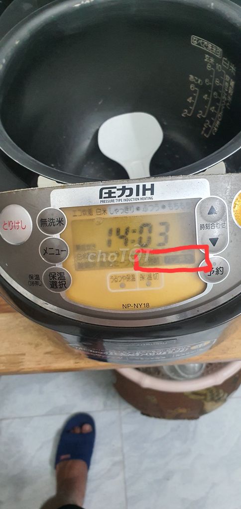 Nồi cơm điện Zojirushi NP-NY18 1.8L Nhật Bản Xám. Mua bán Bếp, lò, đồ điện nhà bếp tại Quận Hai Bà Trưng Hà Nội được đăng bởi Baokim  hình 1