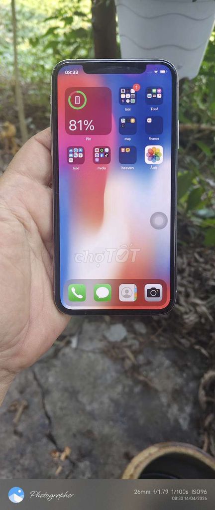 Apple iPhone X 64GB Trắng lỗi cam, nứt lưng. Mua bán Điện thoại tại Huyện Gò Công Đông Tiền Giang được đăng bởi viet ngọc hình 1