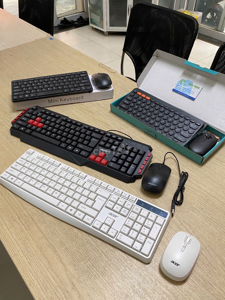 💻⌨️ COMBO BÀN PHÍM + CHUỘT MỚI NGUYÊN HỘP . Mua bán Phụ kiện (Màn hình, Chuột...) tại Quận Thanh Khê Đà Nẵng được đăng bởi Laptop 2nd bao bền giá rẻ  hình 1