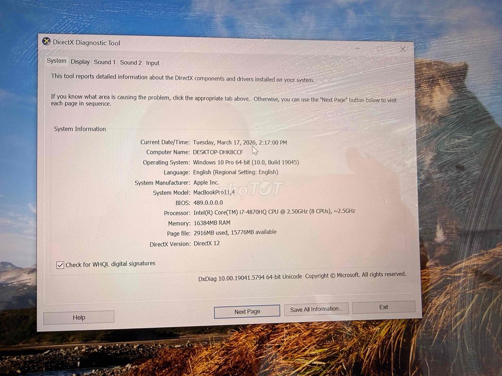 Apple MacBook Pro 15inch 2015 i7-4870HQ 16GB. Mua bán Laptop tại Huyện Nhà Bè Tp Hồ Chí Minh được đăng bởi nguyen hình 1