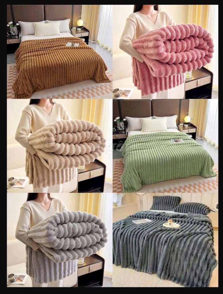 Chăn lông thỏ nhung 2mx2m3 nhiều màu. Mua bán Giường, chăn ga gối nệm tại Quận Thanh Khê Đà Nẵng được đăng bởi Gia Dụng Thủy Lê hình 1