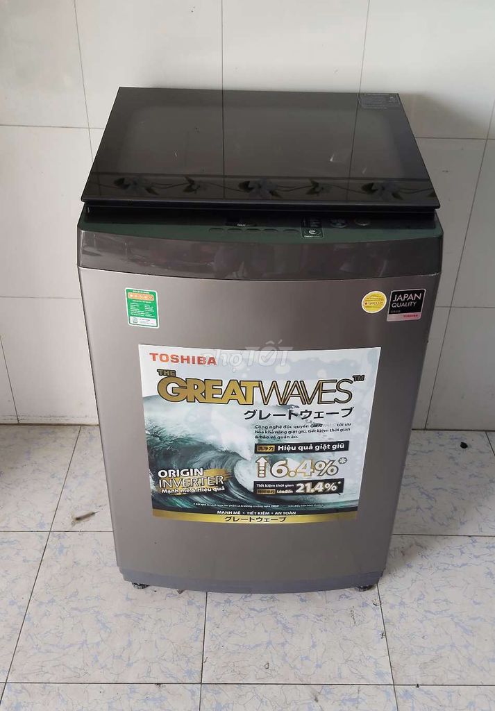 mới 95% Máy giặt TOSHIBA 12kg inverter . Mua bán Máy giặt tại Thành phố Dĩ An Bình Dương được đăng bởi DUY ANH hình 1