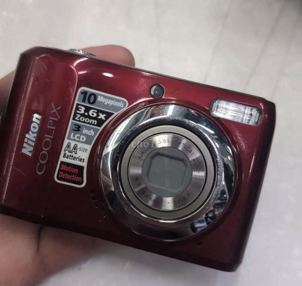 Máy ảnh Nikon Coolpix L20 đỏ. Mua bán Máy ảnh, Máy quay tại Quận 1 Tp Hồ Chí Minh được đăng bởi Trương Quang Hỷ hình 1