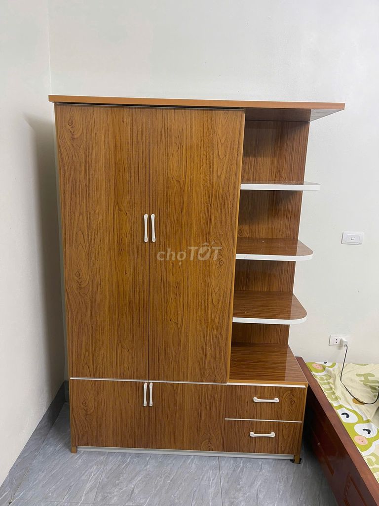 Tủ quần áo nhựa Nâu vân gỗ. Mua bán Tủ, kệ gia đình tại Quận Cầu Giấy Hà Nội được đăng bởi Nội thất nhựa Hà Nội  hình 1