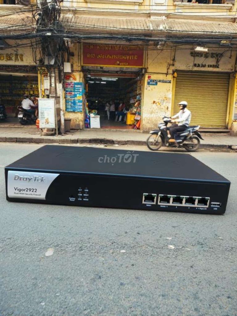 Router Draytek chạy đa phiên - cân bằng tải wan