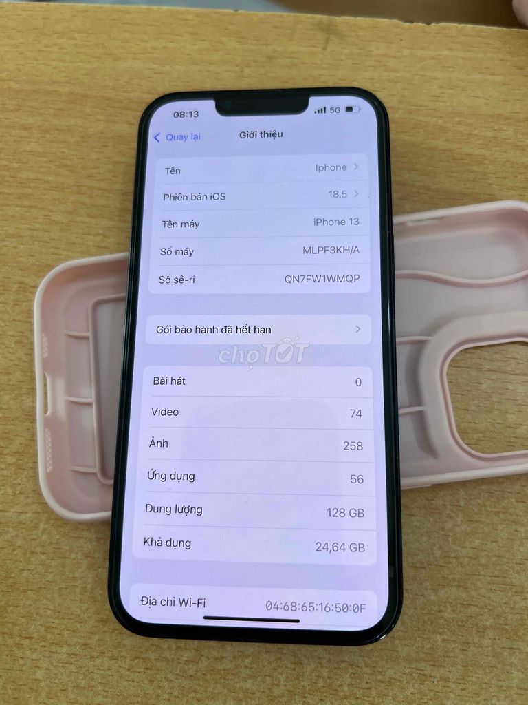 Apple iPhone 13 128GB Đen. Mua bán Điện thoại tại Huyện Tiên Lãng Hải Phòng được đăng bởi NguyenChau hình 1