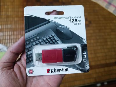 USB 3.2 Kingston 128GB chính hãng bảo hành 5 năm