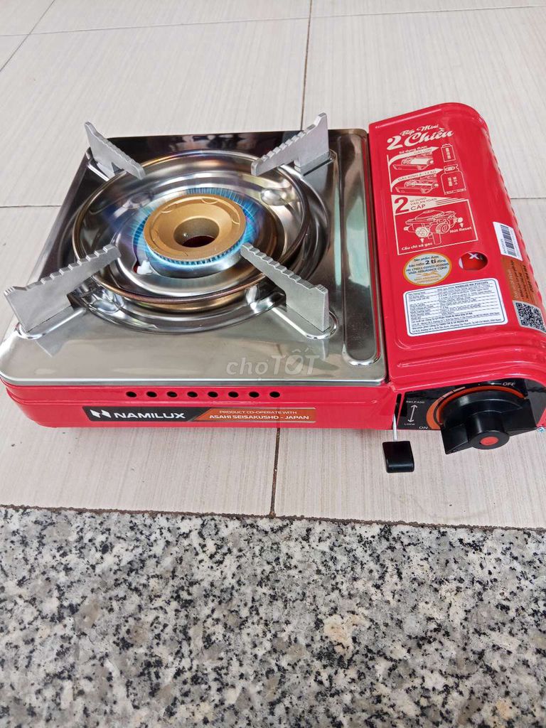 Bếp gas mini Namilux 2 Chiều Đỏ. Mua bán Bếp, lò, đồ điện nhà bếp tại Thành phố Thủ Đức Tp Hồ Chí Minh được đăng bởi Đac thanh hình 1