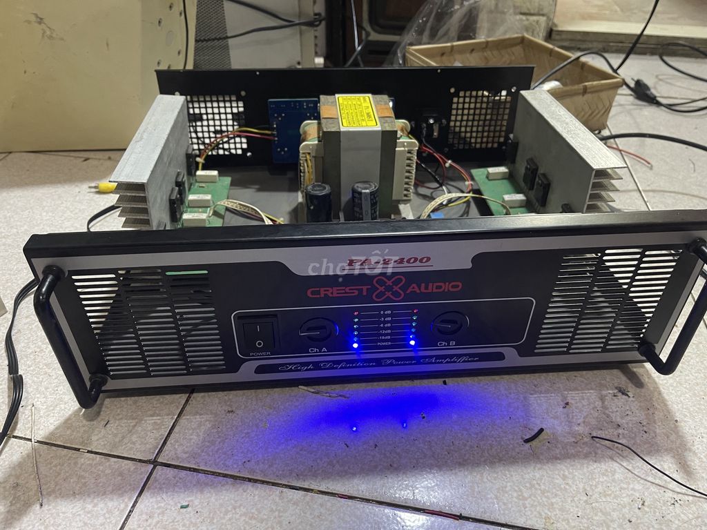 Cục đẩy Crest Audio PA-2400 Đen. Mua bán Tivi, Âm thanh tại Quận Đống Đa Hà Nội được đăng bởi Vu hung hình 1