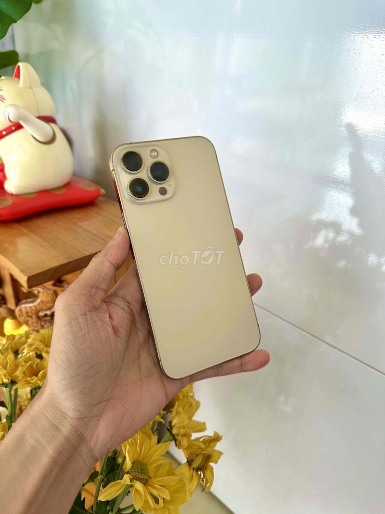 Apple iPhone 13 Pro Max 128GB Vàng. Mua bán Điện thoại tại Thành phố Long Xuyên An Giang được đăng bởi phong LX  hình 1