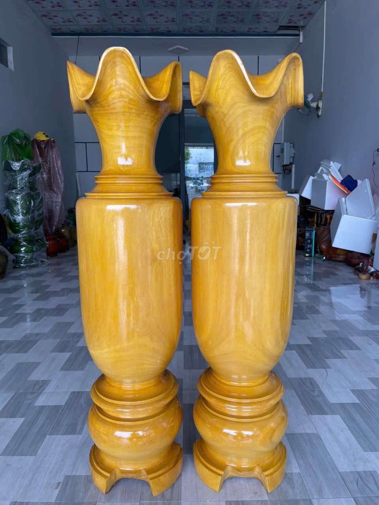 Lộc bình Gỗ mít Vân gỗ đẹp 1m2. Mua bán Cây cảnh, đồ trang trí tại Quận Cầu Giấy Hà Nội được đăng bởi Nguyễn thị hương hình 1