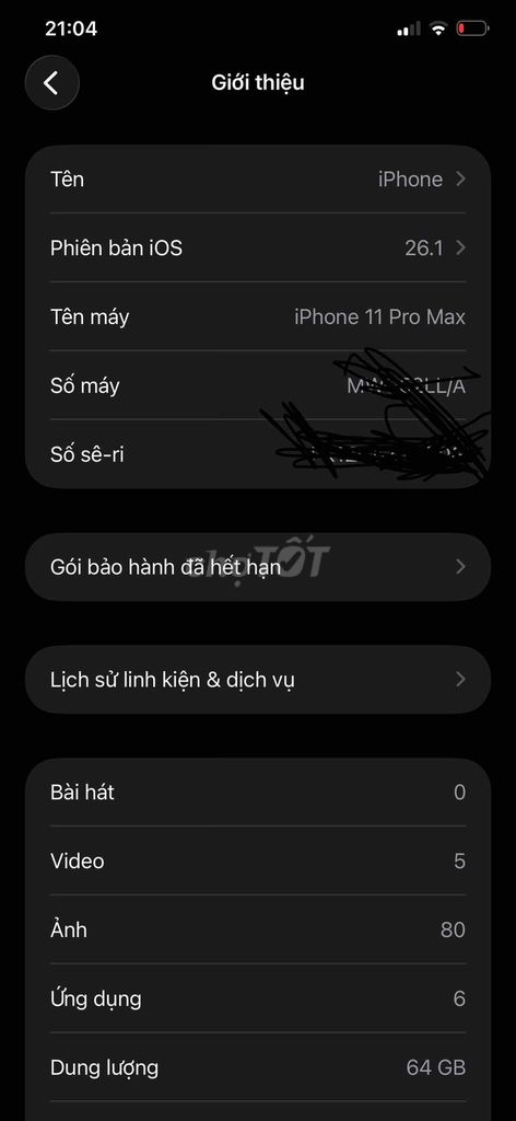 iPhone 11 Pro Max 64GB. Mua bán Điện thoại tại Huyện Tân Yên Bắc Giang được đăng bởi Hoang An hình 1
