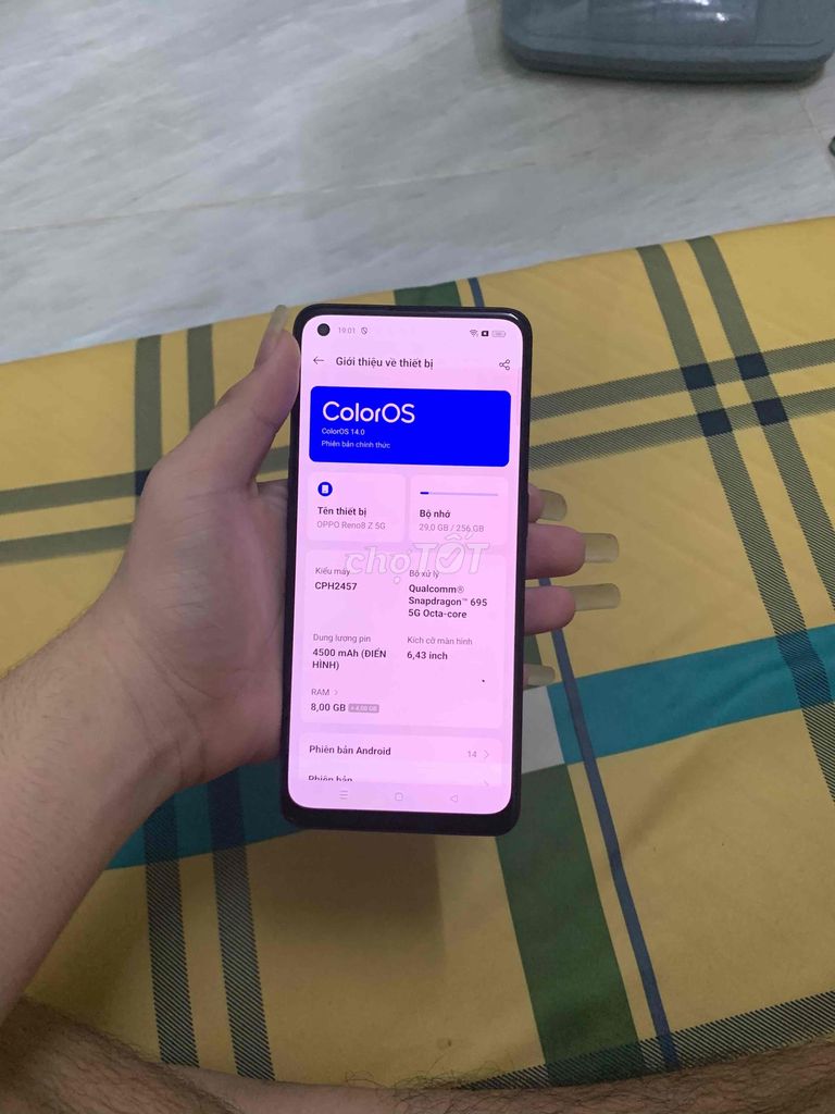 thanh lý oppo reno 8z 5g