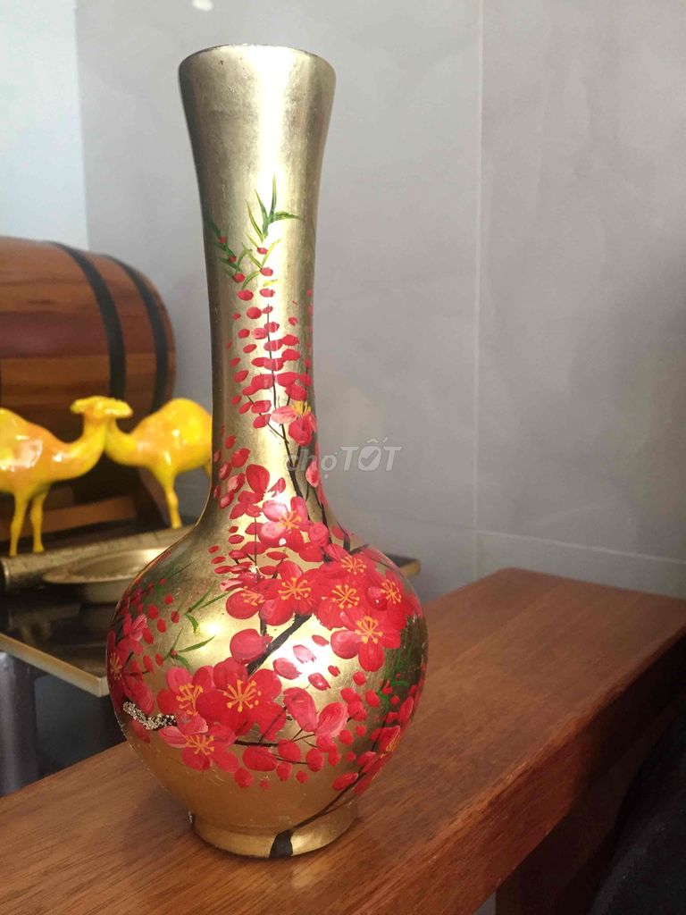 Bình hoa Gỗ sơn mài Nhật Bản. Mua bán Cây cảnh, đồ trang trí tại Quận 4 Tp Hồ Chí Minh được đăng bởi Huy hình 1