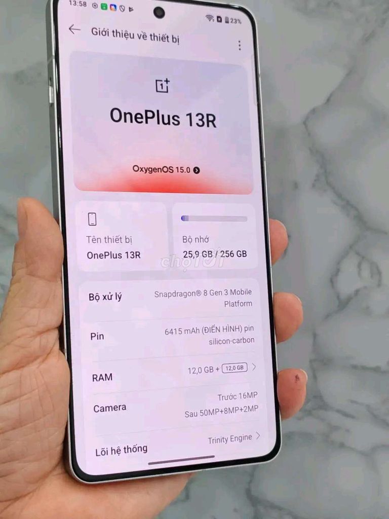 OnePlus Ace 5 256GB Bạc. Mua bán Điện thoại tại Huyện Mộ Đức Quảng Ngãi được đăng bởi thức nguyênz hình 1