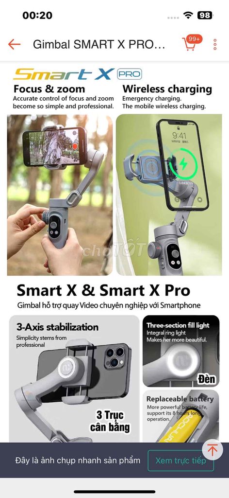 Gimbal mình mua về mà ko biết sử dụng lên bán