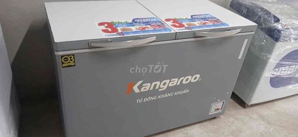 Tủ đông Kangaroo 400 lít Inverter Xám. Mua bán Tủ lạnh tại Quận Tân Phú Tp Hồ Chí Minh được đăng bởi Xuân Quang hình 1