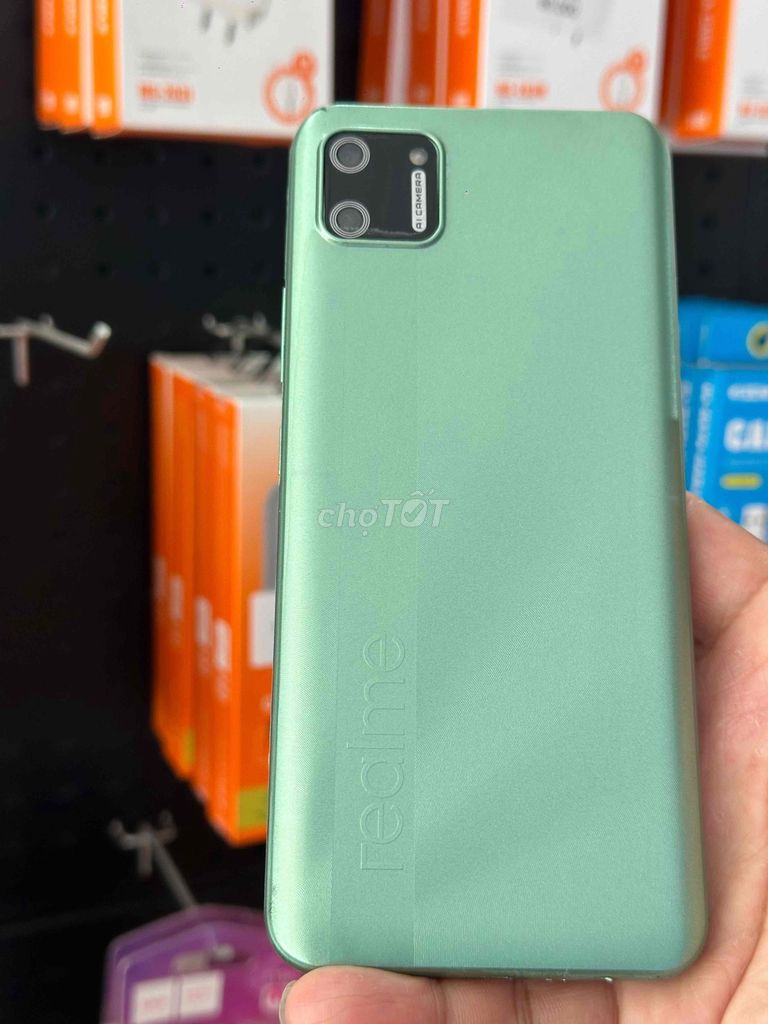 Realme C11 32GB Xanh lá. Mua bán Điện thoại tại Thành phố Sóc Trăng Sóc Trăng được đăng bởi điện thoại giá sỉ 501lê Hồng Phong  hình 1