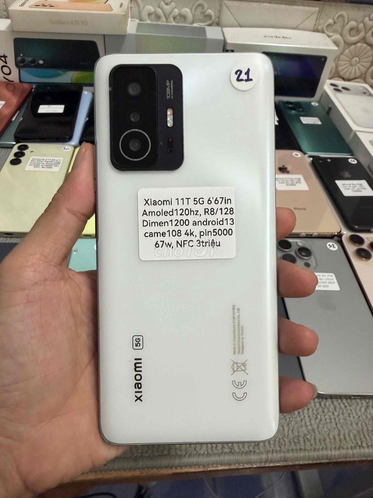 Xiaomi 11T 5G 128GB Trắng. Mua bán Điện thoại tại Thành phố Thủ Dầu Một Bình Dương được đăng bởi TTMobileBD hình 1
