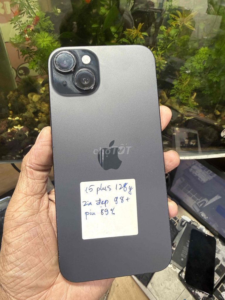 Apple iPhone 15 Plus 128GB Đen Đã sử dụng. Mua bán Điện thoại tại Quận Tân Phú Tp Hồ Chí Minh được đăng bởi gia phát hình 1