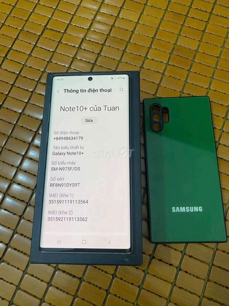 Samsung Galaxy Note 10+ 256GB Đa sắc. Mua bán Điện thoại tại Quận Long Biên Hà Nội được đăng bởi Tuan Do hình 1