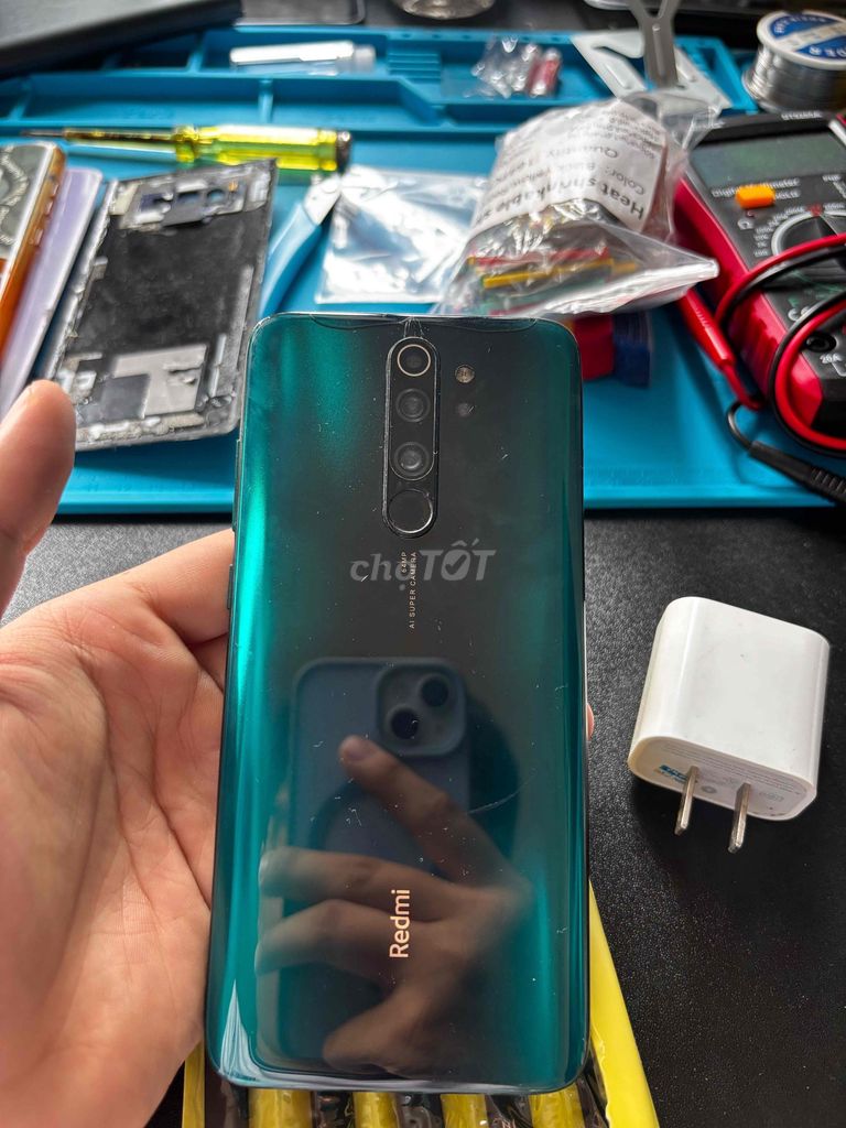 Xiaomi Redmi Note 8 Pro Xanh Hỏng màn hình. Mua bán Điện thoại tại Huyện Gia Lâm Hà Nội được đăng bởi Gia Khanh hình 1