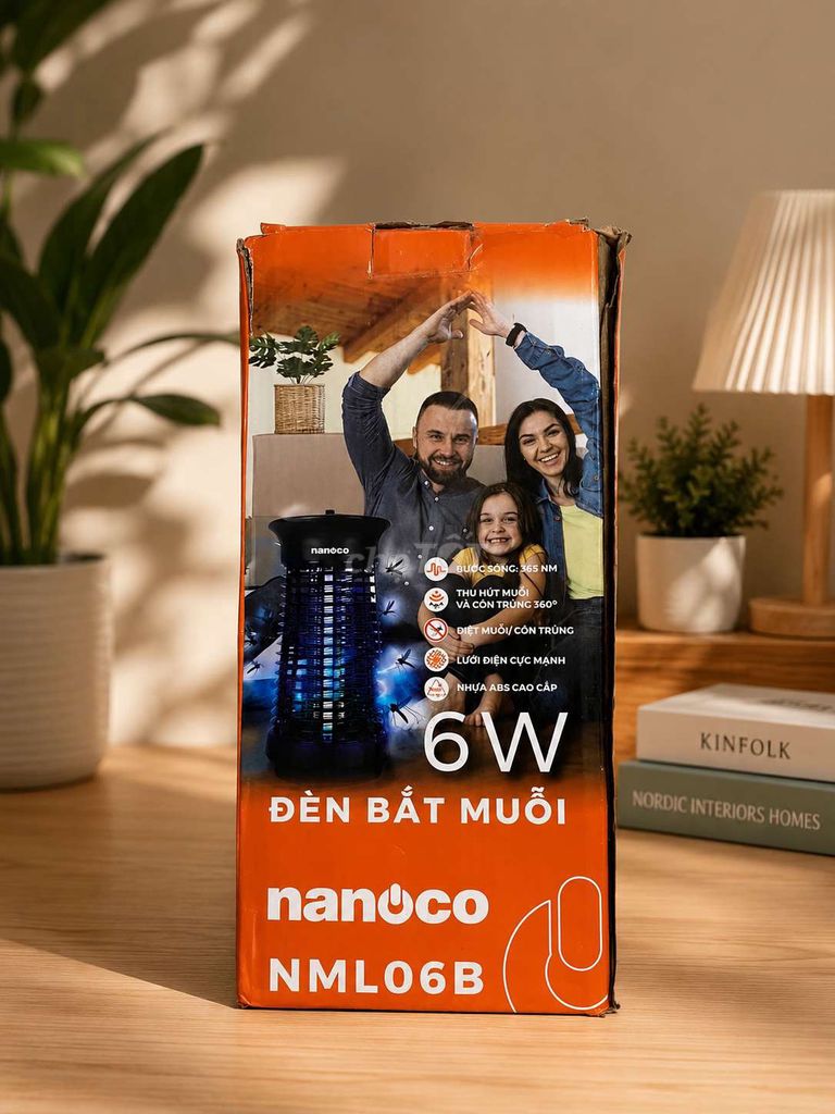 Đèn bắt muỗi Nanoco NML06B Đen 6W. Mua bán Đèn tại Quận Ô Môn Cần Thơ được đăng bởi Duy Nguyễn Ô Môn hình 1