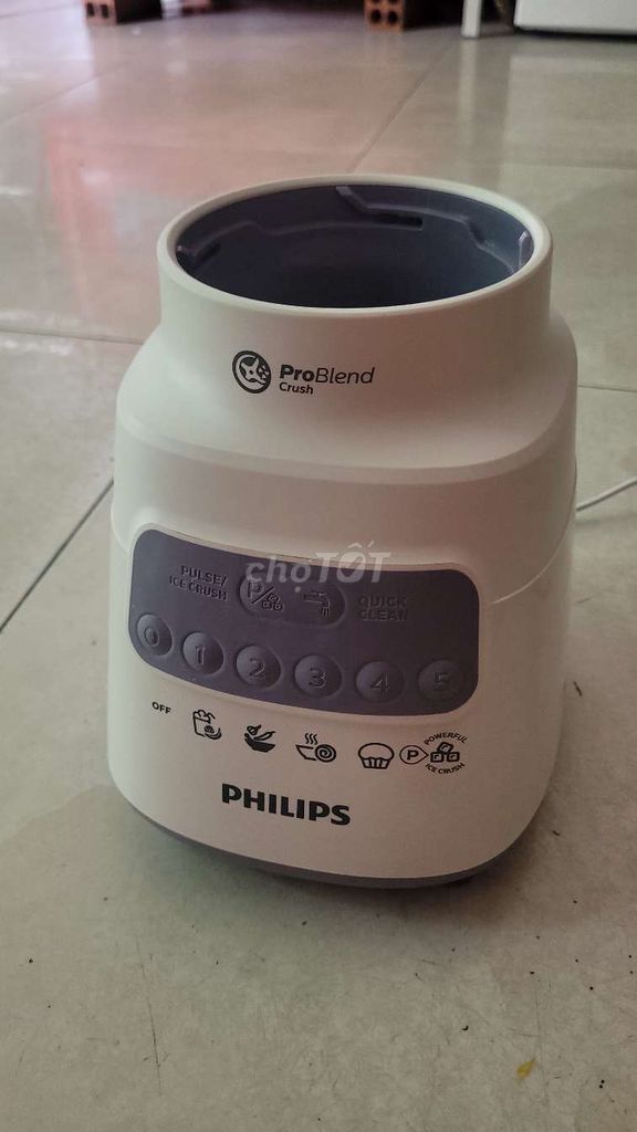 Máy xay sinh tố Philips ProBlend Crush Trắng tím. Mua bán Bếp, lò, đồ điện nhà bếp tại Thành phố Thuận An Bình Dương được đăng bởi phúc hình 1