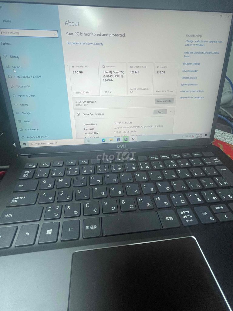 Dell Latitude 3301 i5 8GB/256GB Đen. Mua bán Laptop tại Quận 8 Tp Hồ Chí Minh được đăng bởi Trần Tâm hình 1