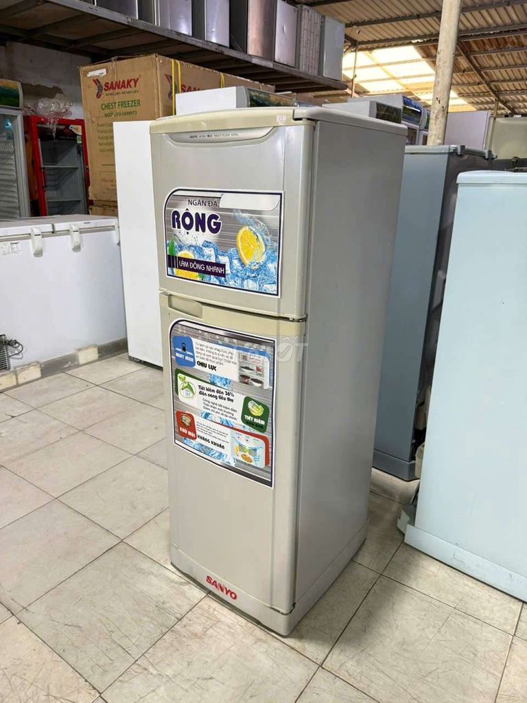 Tủ lạnh Sanyo 150 lít Xám. Mua bán Tủ lạnh tại Quận 7 Tp Hồ Chí Minh được đăng bởi Điện Lạnh Giá Tốt hình 1