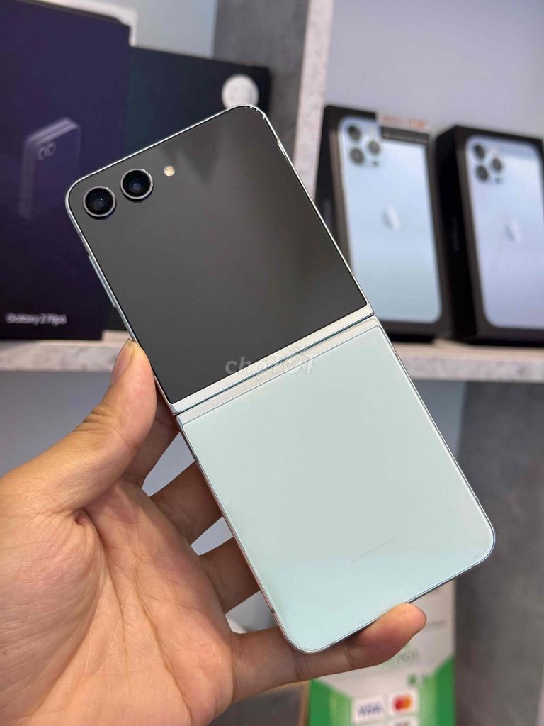 Samsung Z Flip5 512GB Xanh Mint 99%. Mua bán Điện thoại tại Quận 3 Tp Hồ Chí Minh được đăng bởi Trịnh Quang Linh hình 1