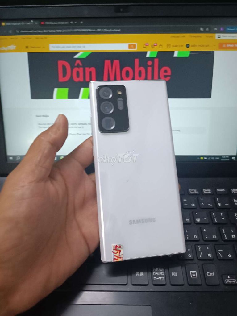 SAMSUNG NOTE 20 ULTRA 8GB.256GB PIN 4500 ĐẸP KENG. Mua bán Điện thoại tại Quận Bình Thạnh Tp Hồ Chí Minh được đăng bởi Dân Mobile hình 1