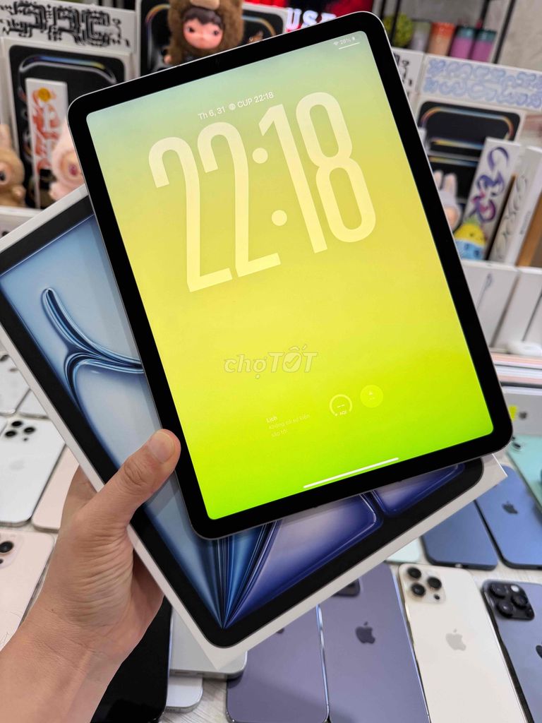 iPad Air 7  11" Chip M3  128G Xám + 5G Pin 98% Zin. Mua bán Máy tính bảng tại Thành phố Thủ Đức Tp Hồ Chí Minh được đăng bởi Táo Uy Tín Chuyên Cung Cấp Sỉ Và Lẻ Tuyển Công Tác Viên hình 1