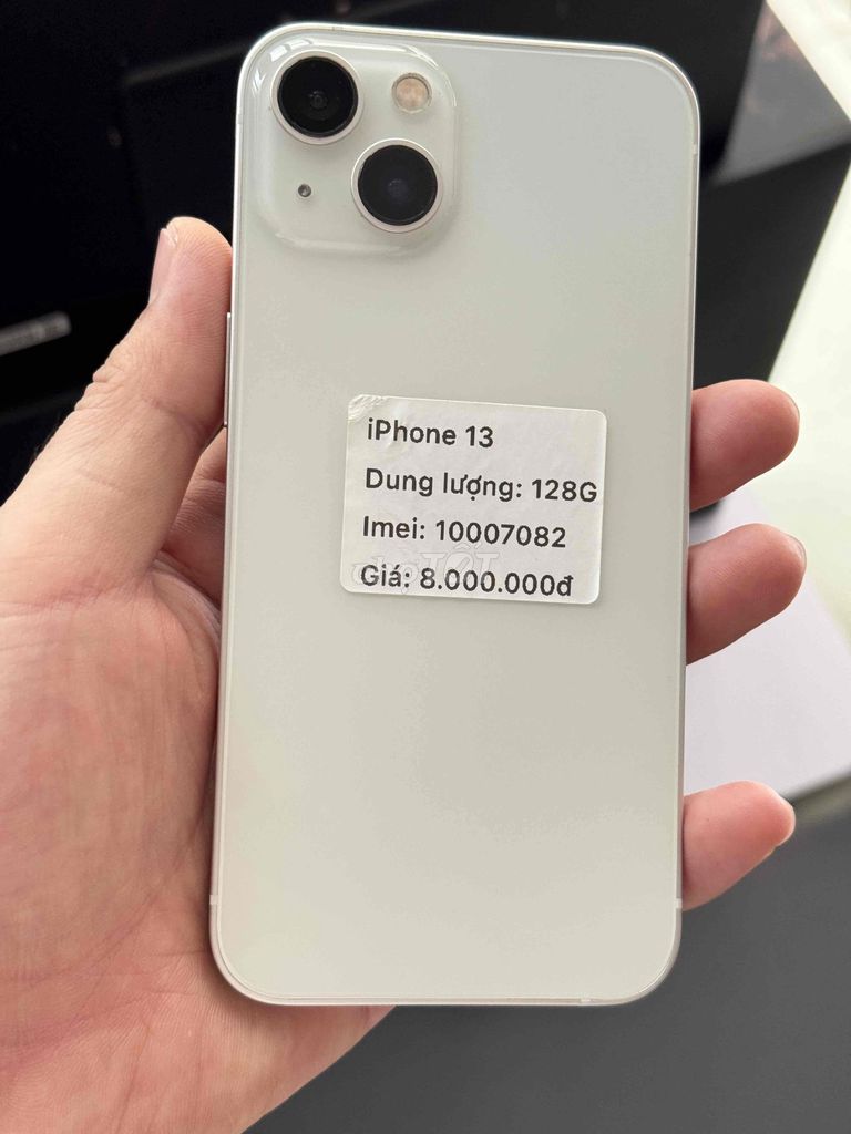 iPhone 13 128GB Trắng máy ngoại hình đẹp. Mua bán Điện thoại tại Thành phố Buôn Ma Thuột Đắk Lắk được đăng bởi Nguyễn Hoàng hình 1