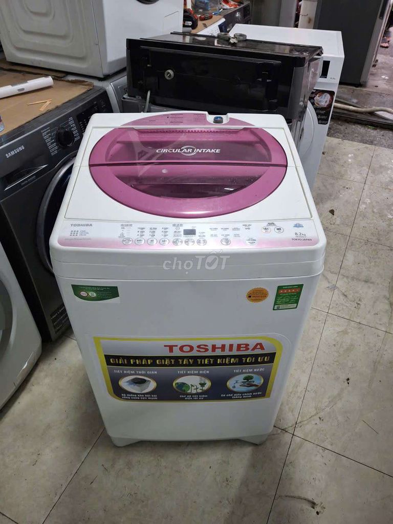 Máy giặt Toshiba 8.2kg cửa trên Đã sử dụng. Mua bán Máy giặt tại Quận 4 Tp Hồ Chí Minh được đăng bởi Anh Đào hình 1